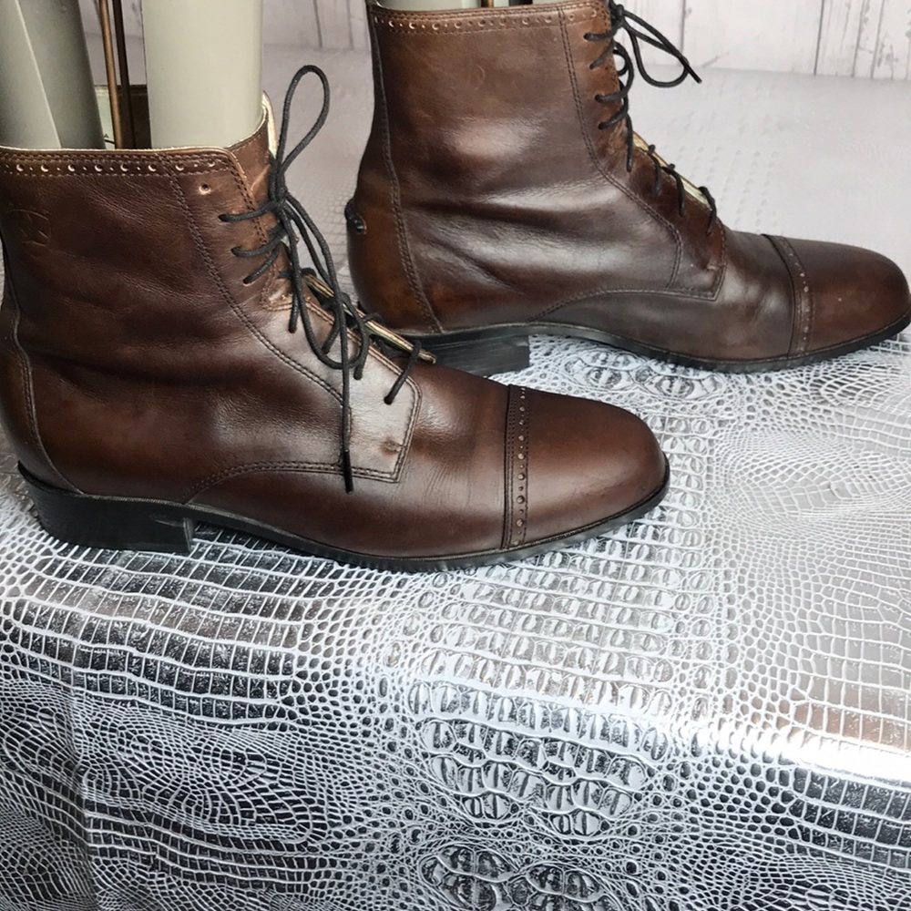 Vintage 90’s Ariat precision roper cap toe oxford boots - Picture 3 of 9